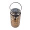 Snow Joe Bliss Outdoors Set of 2 Solar LED Lanterns w Rose Design  Hand Painted Finish BSL-313-BZ - alternate 4